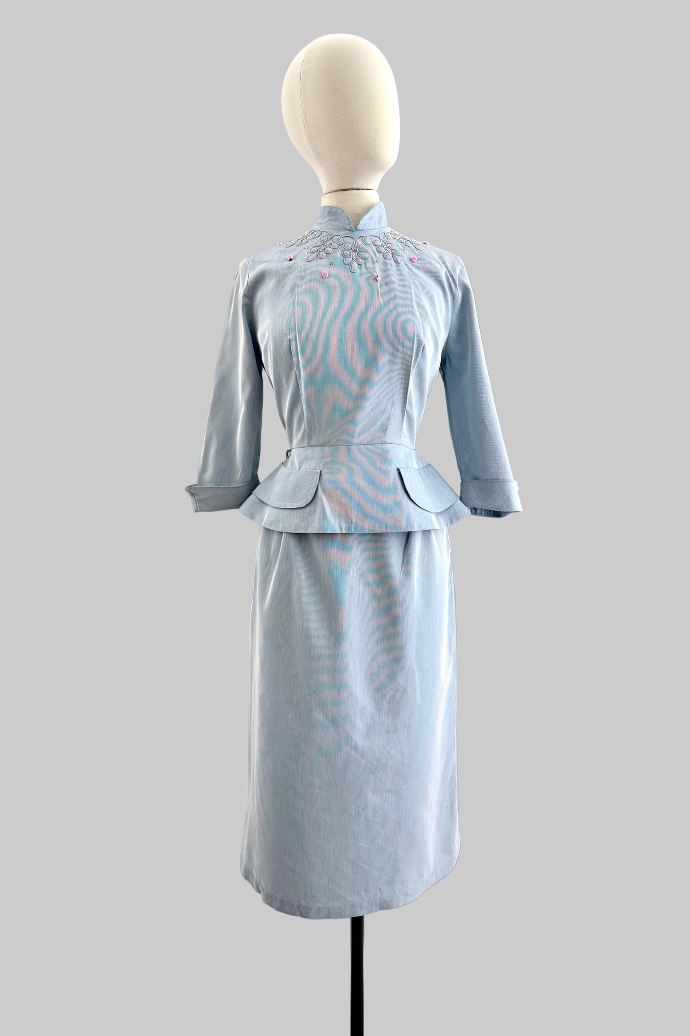 1940s Peplum Suit Set