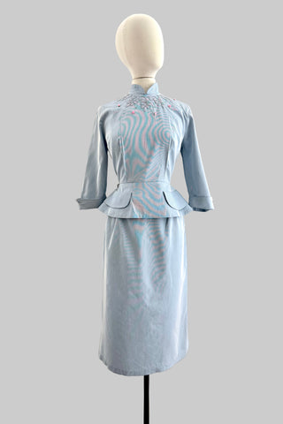 1940s Peplum Suit Set