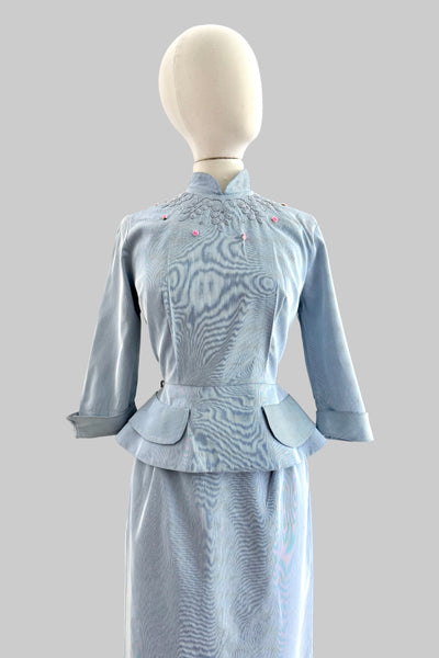 1940s Peplum Suit Set