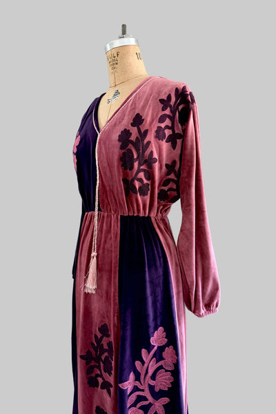 Vintage 1970s Velvet Maxi