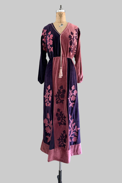 Vintage 1970s Velvet Maxi