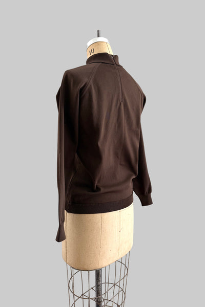 1960s Brown Sweater Top