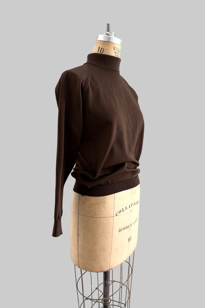 1960s Brown Sweater Top