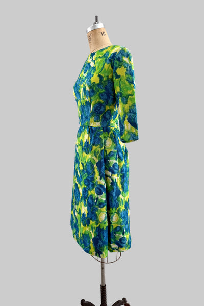 60s Printed Wiggle Dress