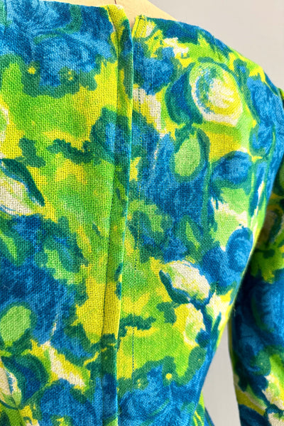 60s Printed Wiggle Dress