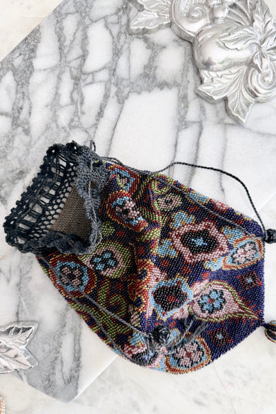 1920s Beaded Pouch Bag