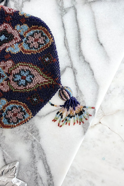1920s Beaded Pouch Bag