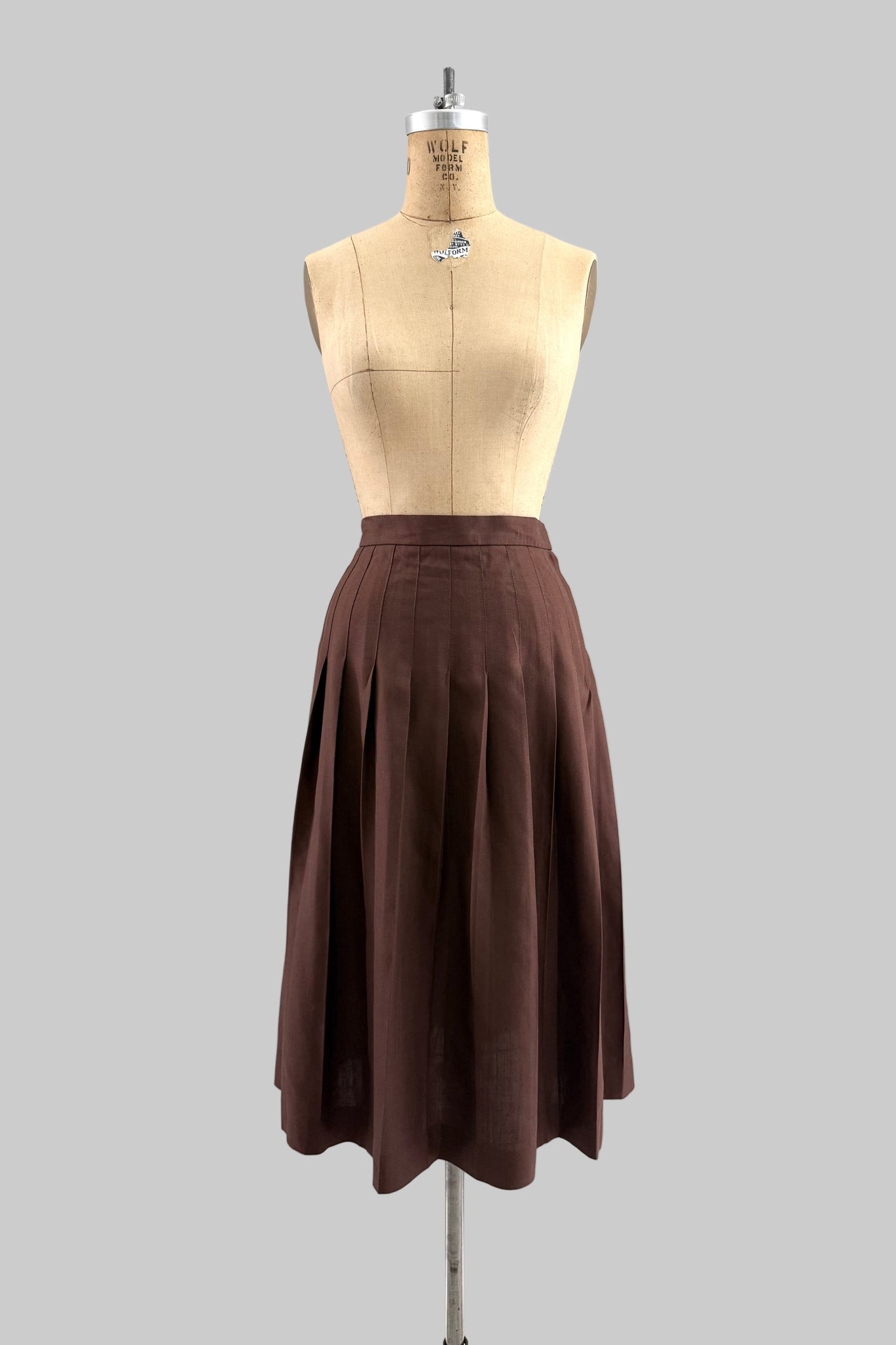 Vintage Pleated Skirt