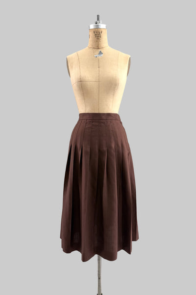 Vintage Pleated Skirt