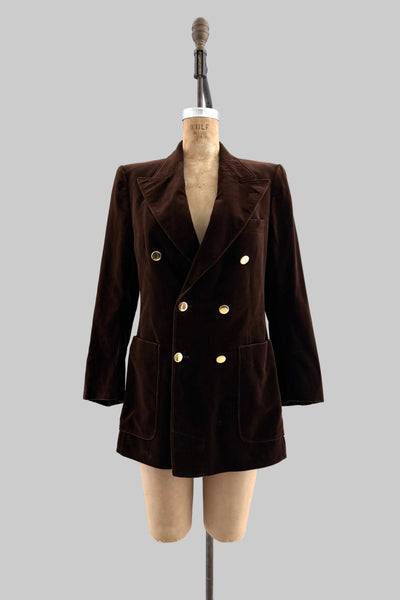 Rich Brown Blazer Jacket