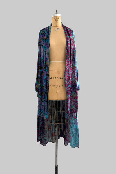 Jewel Open-Front Duster Kimono
