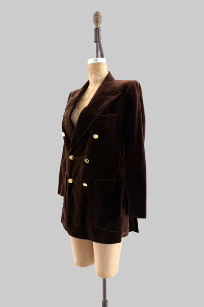 Rich Brown Blazer Jacket