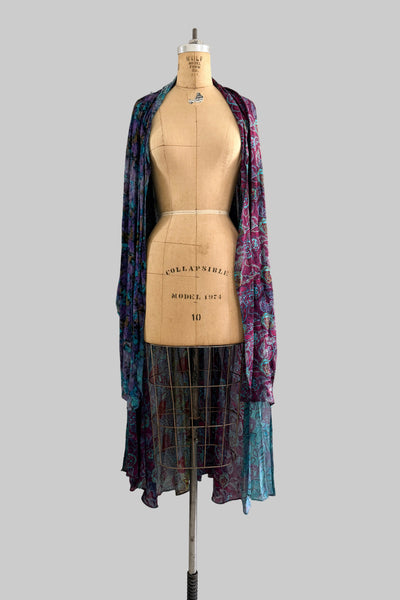 Jewel Open-Front Duster Kimono