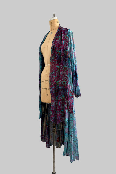 Jewel Open-Front Duster Kimono