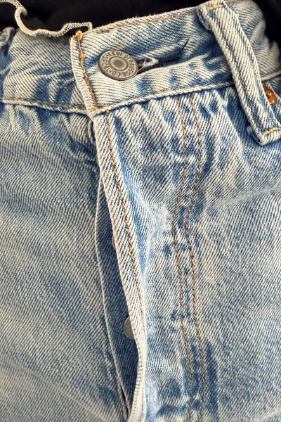 Levi's Button Fly Light Wash Jeans