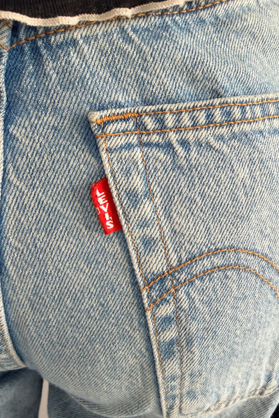 Levi's Button Fly Light Wash Jeans