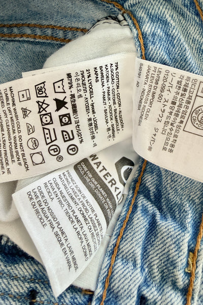 Levi's Button Fly Light Wash Jeans