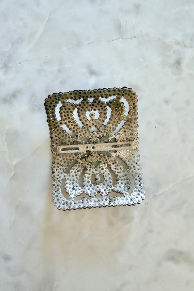 Steel Beads Victorian Buckle