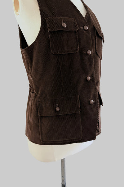Vintage Utility Corduroy Vest