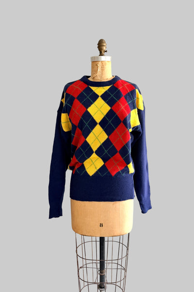 Vintage Harlequin Sweater