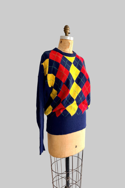 Vintage Harlequin Sweater