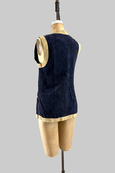 1970s Suede Leather Vest