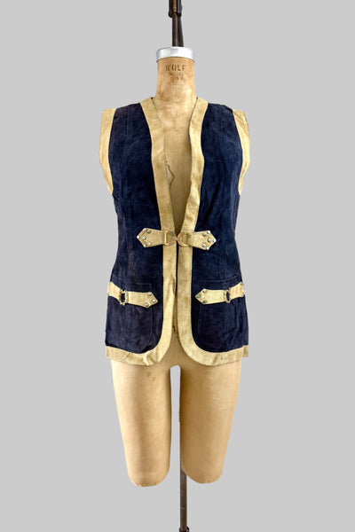 1970s Suede Leather Vest