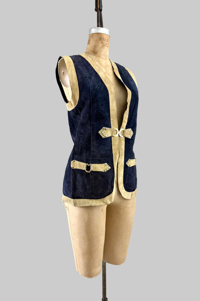 1970s Suede Leather Vest