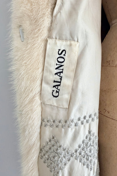 Rare GALANOS Mink Fur Coat