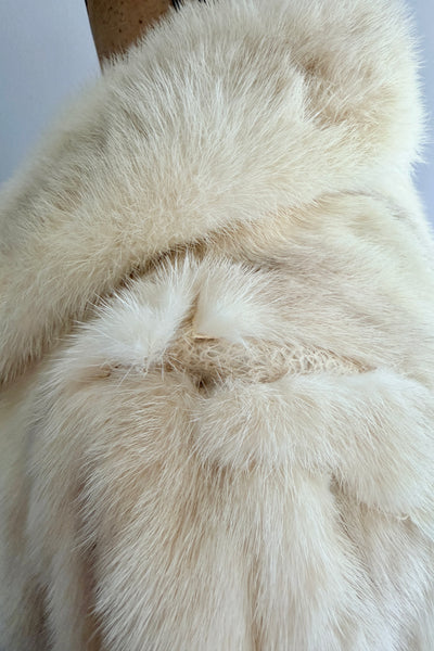 Rare GALANOS Mink Fur Coat