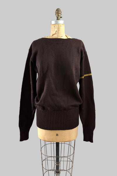 1940s Brown Sweater