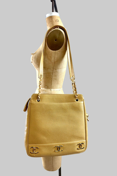 Chanel Triple CC Tote Bag