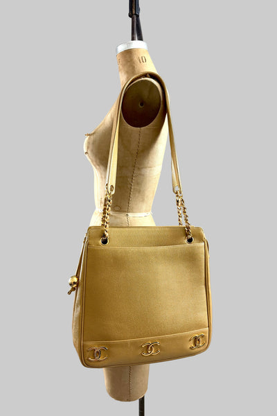 Chanel Triple CC Tote Bag