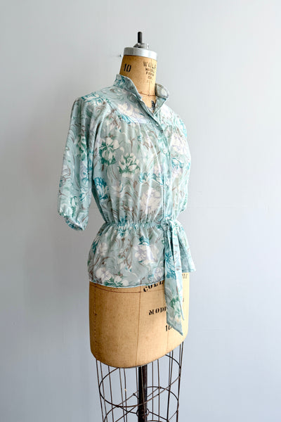 Vintage 70s Semi Sheer Top