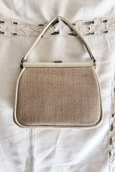 Vintage 1950s Needlepoint Tapestry Purse Bga