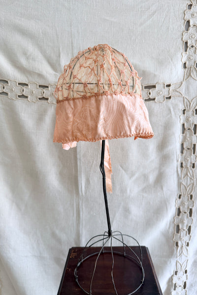 1920s Pink Night Cap