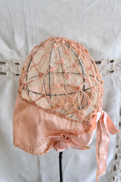 1920s Pink Night Cap