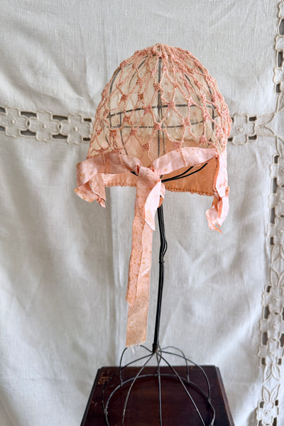 1920s Pink Night Cap