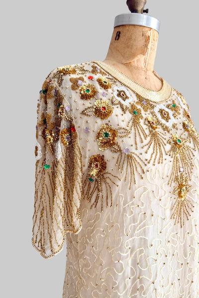 Vintage Market Day Beaded Blouse