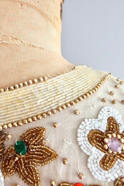 Vintage Market Day Beaded Blouse