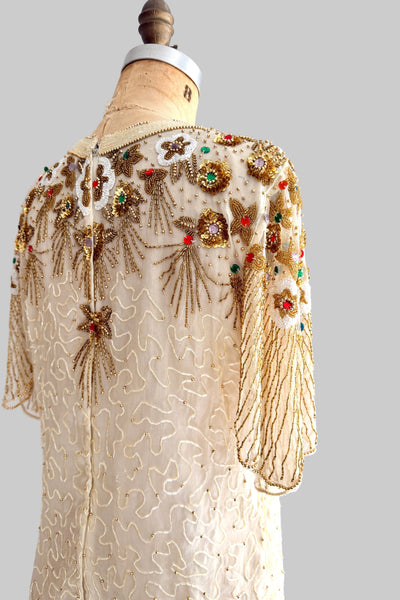 Vintage Market Day Beaded Blouse