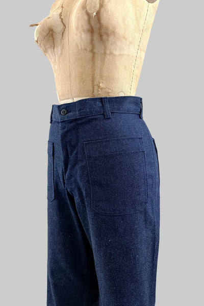 Flare Navy Blue Denim Jeans