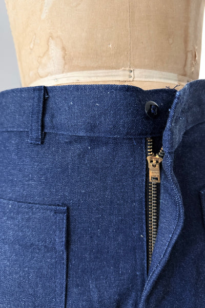 Flare Navy Blue Denim Jeans