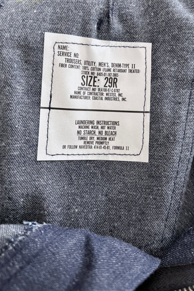 Flare Navy Blue Denim Jeans