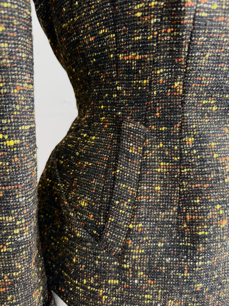 Vintage 1950s Speckled Blazer Jacket