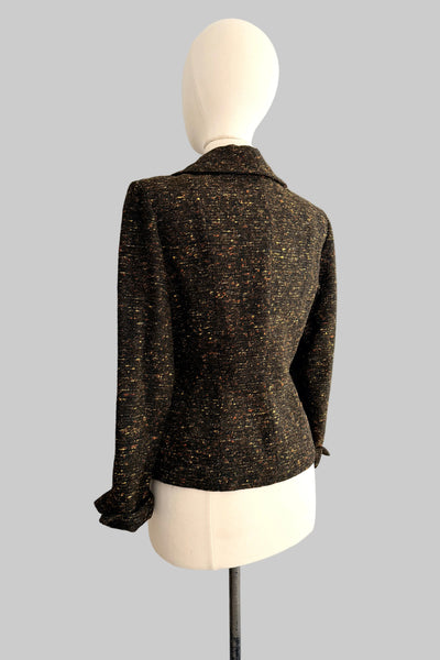 Vintage 1950s Speckled Blazer Jacket