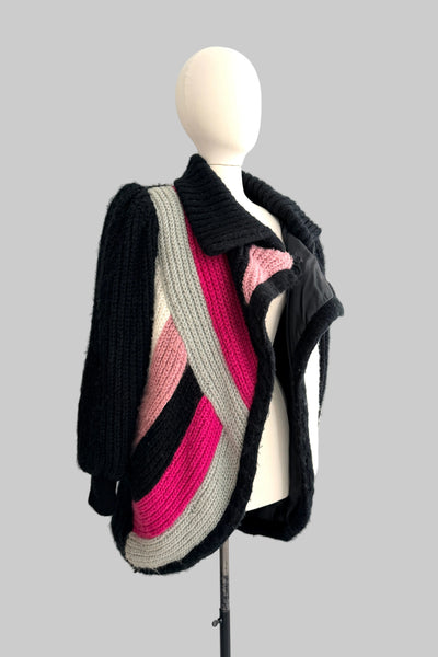 Vintage Chunky Sweater Jacket