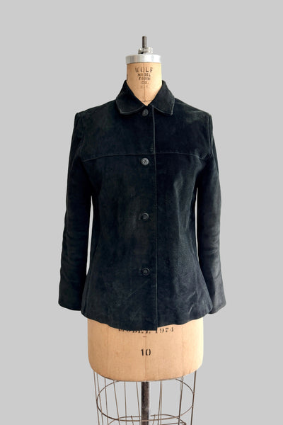Vintage 1990s Suede Leather Jacket