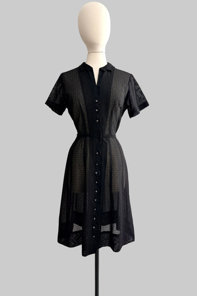 Vintage 1950s Sheer Dress
