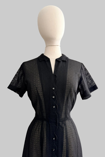 Vintage 1950s Sheer Dress